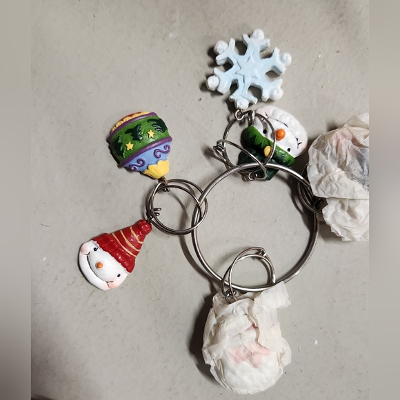 Vintage Seasonal Elements Eight Piece Drink Charm and Bottle Coaster Set - Picture 4 of 5